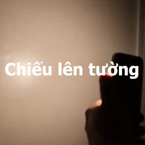 Chiếu lên tường